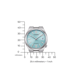 Citizen Femme NJ0200-50L Automatique Acier, cadran bleu clair