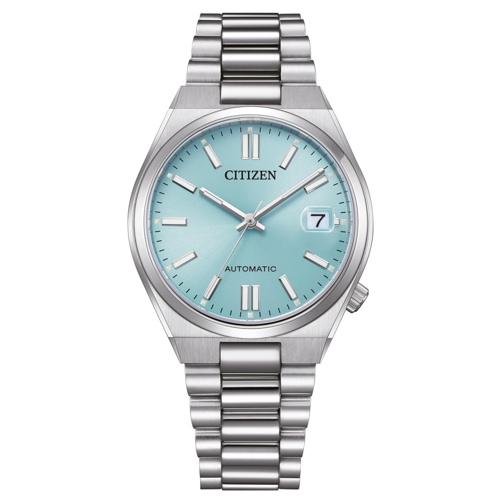 Montre Femme Citizen, Tsuyosa cadran bleu clair et acier automatique, NJ0200-50L