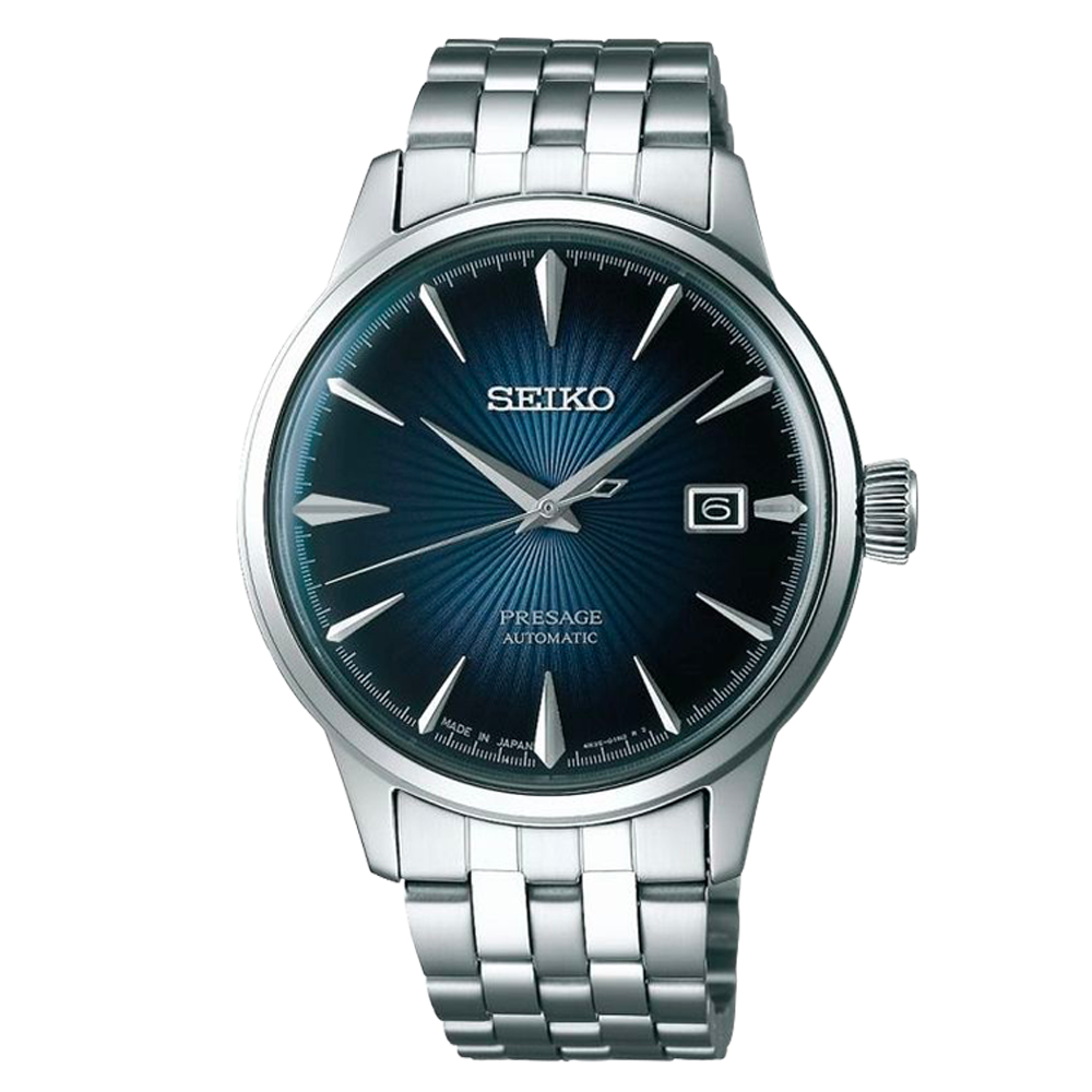 Montre Homme SEIKO PRESAGE (Cocktail time) Automatique acier SRPB41J1
