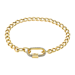 Bracelet Lotus LS2338-2/2 – Acier doré et cristaux