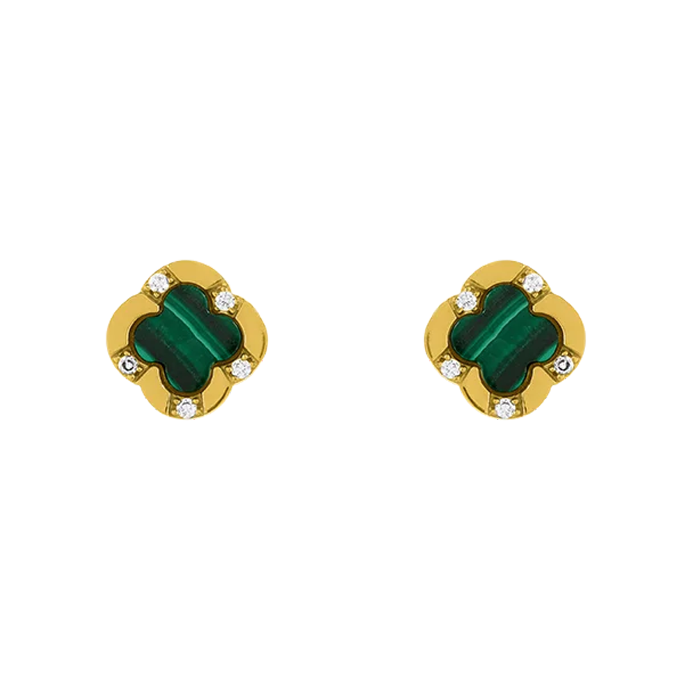 Boucles d'oreilles femme, argent 925/1000 doré or jaune 750/1000, Charles Garnier Paris 1901, AGF170236E