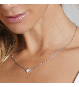 Collier Charles Garnier Légende, argent et oxyde de zirconium