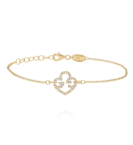 Bracelet femme, argent 925/1000 doré or jaune , Charles Garnier Paris 1901, PASSION, AGF170290B