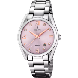 Montre femme Festina BOYFRIEND 16790/D en acier cadran rose