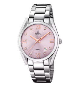 Montre femme Festina BOYFRIEND 16790/D en acier cadran rose