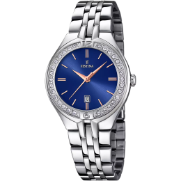 Montre Festina Mademoiselle 16867/5 Femme acier cadran bleu
