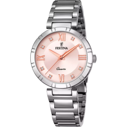 Montre Festina mademoiselle 16936/C Femme acier cadran rose