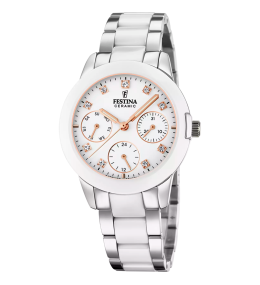 Montre Festina 20497/1 Femme céramique blanche