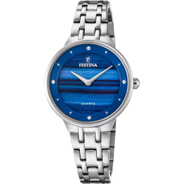 Montre Festina mademoiselle 20600/A Femme acier cadran bleu