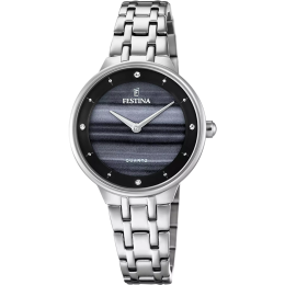 Montre Festina mademoiselle 20600/C Femme acier cadran noir