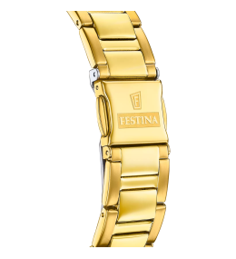 Montre Festina boyfriend 20609/5 Femme dorée cadran multicolore