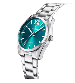 Montre Festina boyfriend 20622/C Femme acier cadran vert