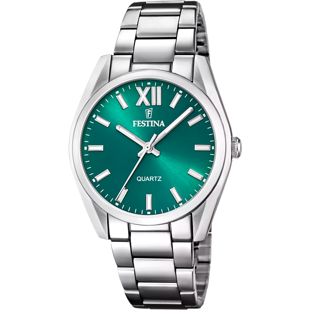 Montre Festina boyfriend 20622/C Femme acier cadran vert