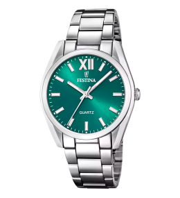 Montre Festina boyfriend 20622/C Femme acier cadran vert