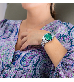 Montre Festina boyfriend 20622/C Femme acier cadran vert