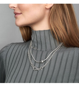 Le Collier Pandora Moments, maille serpent en argent 925/1000 590742HV-50