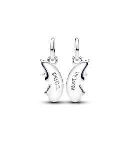 Charm Pandora papillon deux ailes en argent 925/1000