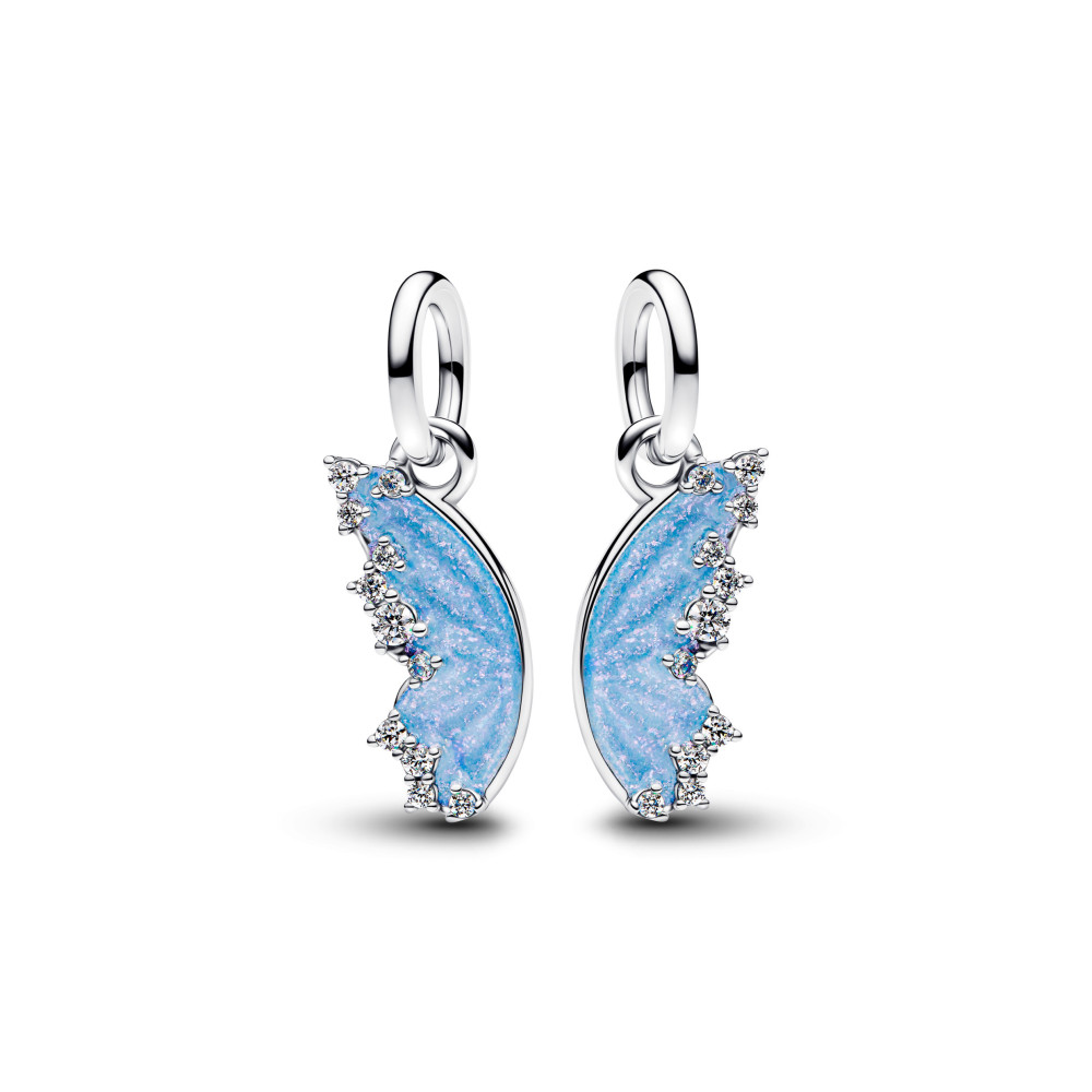 Charm Pandora Moments, 2 ailes de papillons, en argent 925/1000, 794244C01