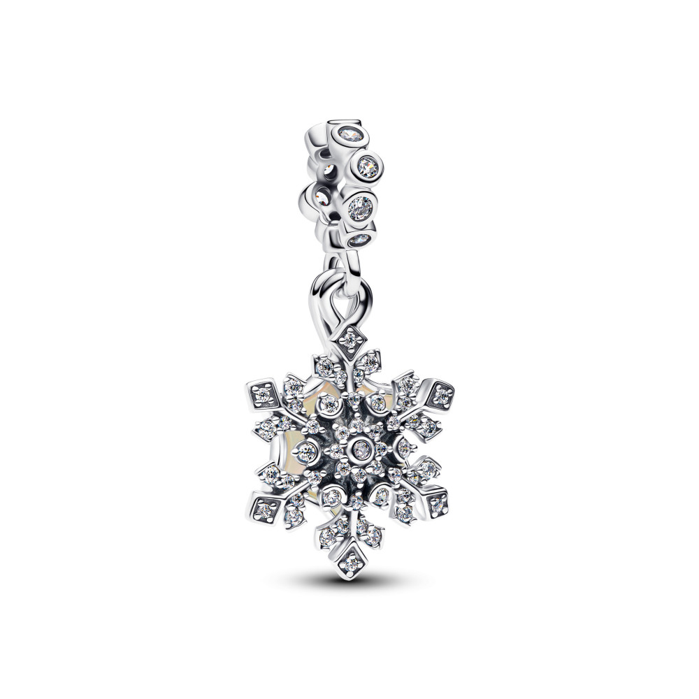 Charm pendentif Pandora flocon de neige scintillant, en argent 925/1000, 794142C01