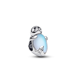 Charm Pandora phoque iridescent, en argent 925/1000, 794146C01