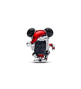 Charm Pandora Disney Mickey de Noël argent 925/1000