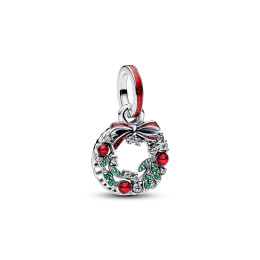 Charm pendentif Pandora couronne de Noël, en argent 925/1000 794238C01