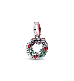 Charm pendentif Pandora couronne de Noël, en argent 925/1000 794238C01
