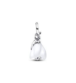 Charm Pandora Perce-neige en argent 925/1000 et Murano