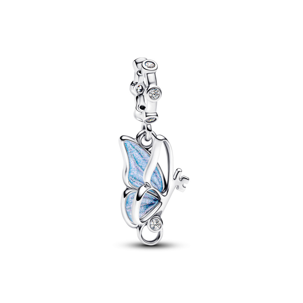 Charm Pandora Moments, papillon la clé de l'avenir, en argent 925/1000, 794241C01