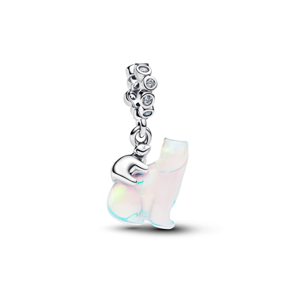 Charm Pandora Moments, ours polaire, en argent 925/1000, 794243C01