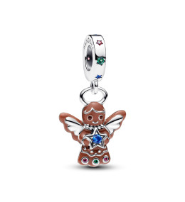 Charm Pandora Moments, ange en pain d'épices, en argent 925/1000 794247C01