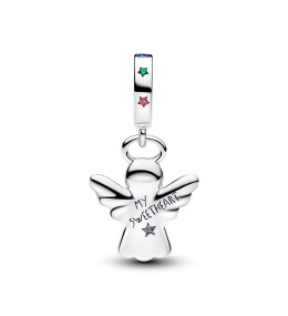 Charm Pandora Ange de Noël Pain d’Épice argent 925/1000