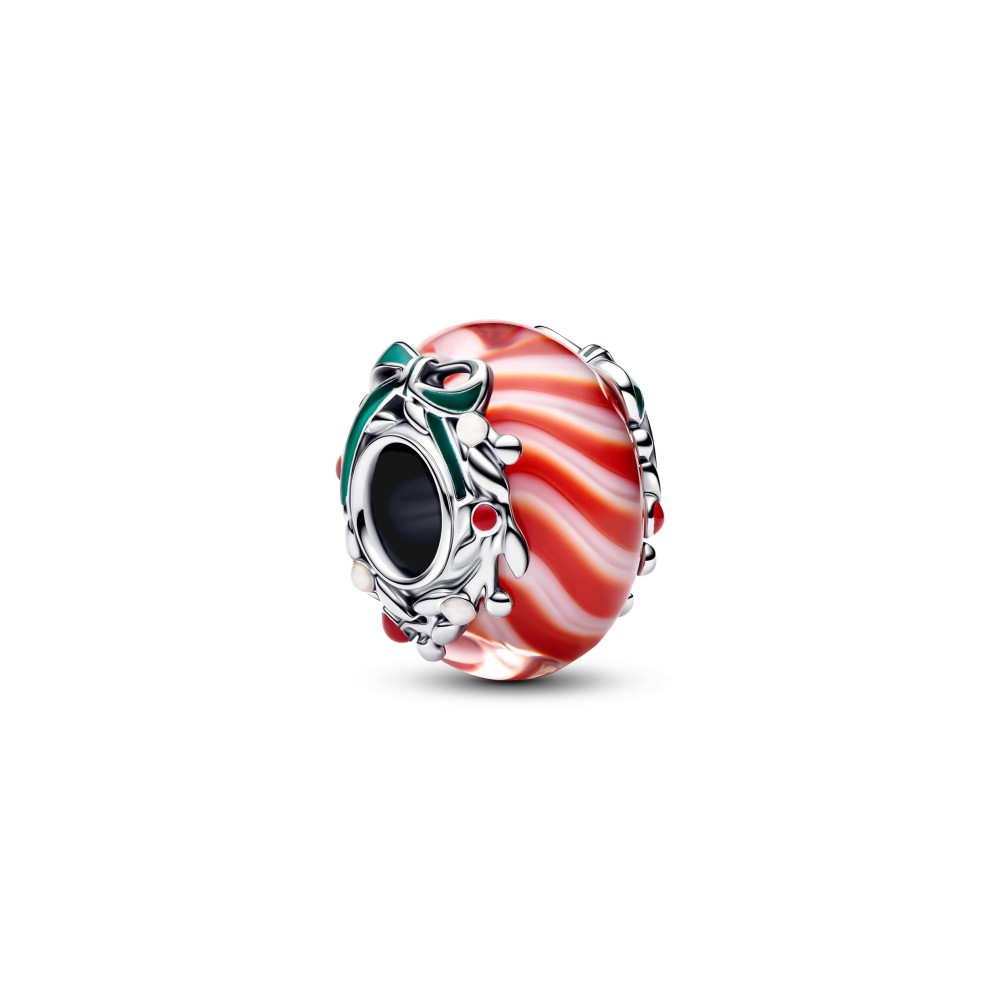 Charm Pandora Moments, Murano sucre d'orge en argent 925/1000/1000 794252C01 Charm Pandora Moments, Murano sucre d'orge en argent 925/1000/1000 794252C01