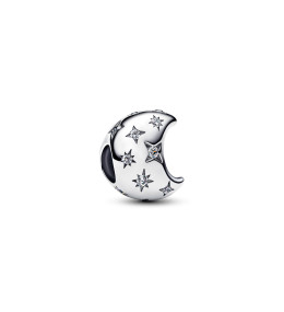 Charm Pandora Moments, lune scintillante en argent 925/1000 794254C01