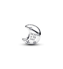 Charm Pandora Lune Scintillante argent 925/1000