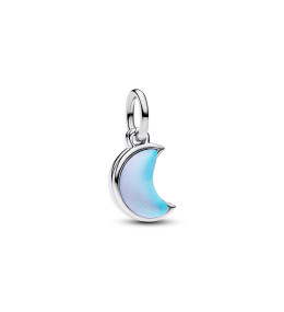 Charm Pandora Moments, lune réversible en argent 925/1000 794272C01
