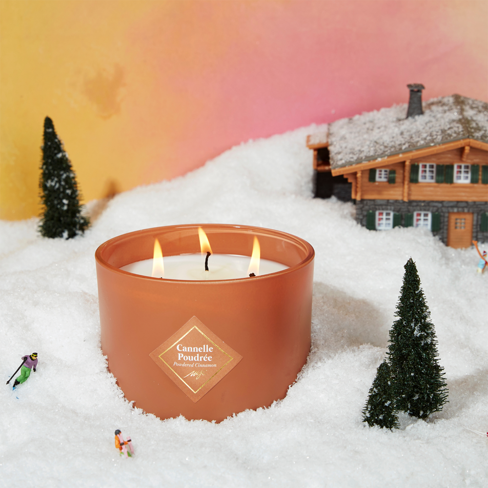 Bougie parfumée Cannelle Poudrée my jolie candle 3 mèches made in France 320169