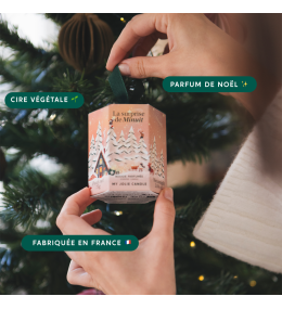 Bougie Sapin Givré parfum de Noël, My Jolie Candle