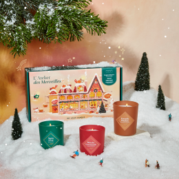 Coffret L’Atelier des Merveilles my jolie candle 3 Bougies Parfumées de Noël 320173