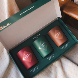 Coffret L’Atelier des Merveilles my jolie candle 3 bougies de Noël