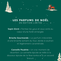 Coffret L’Atelier des Merveilles my jolie candle 3 bougies de Noël