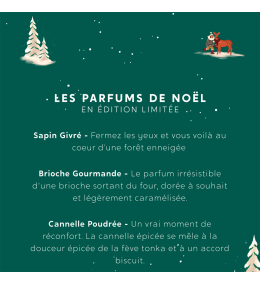 Coffret L’Atelier des Merveilles my jolie candle 3 bougies de Noël