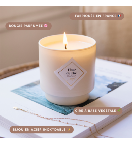 Bougie bijou Fleur de Thé My Jolie Candle. Made in France
