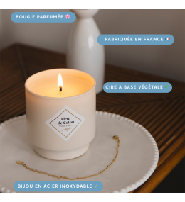 Bougie bijou Fleur de Coton. My Jolie Candle