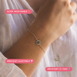 Bougie bijou My Jolie Candle Fleur de Cerisier. Bracelet