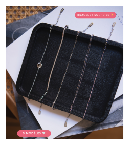 Bougie bijou My Jolie Candle Fleur de Cerisier. Bracelet