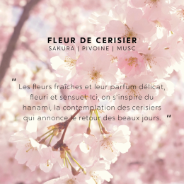 Bougie bijou My Jolie Candle Fleur de Cerisier. Bracelet