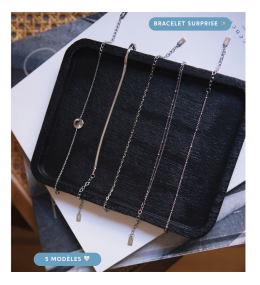 Bougie bijou Fleur de Coton avec bracelet acier blanc