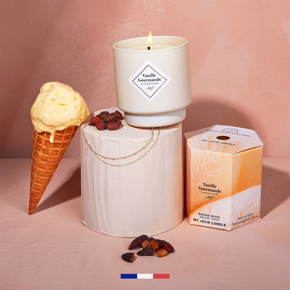 Bougie bijou My Jolie Candle vanille gourmande bracelet acier 320290