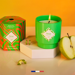 Bougie bijou My Jolie Candle pomme fizz boucles d'oreilles acier dorées 320501 Bougie bijou My Jolie Candle pomme fizz boucles d'oreilles acier dorées 320501